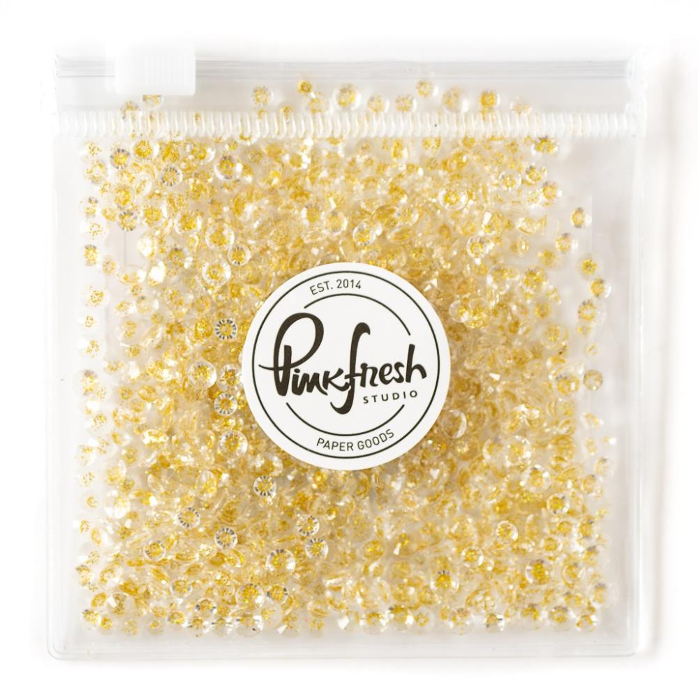 Pinkfresh Studio Gems: Clear With Gold Dust (5A0022HB1G59F)