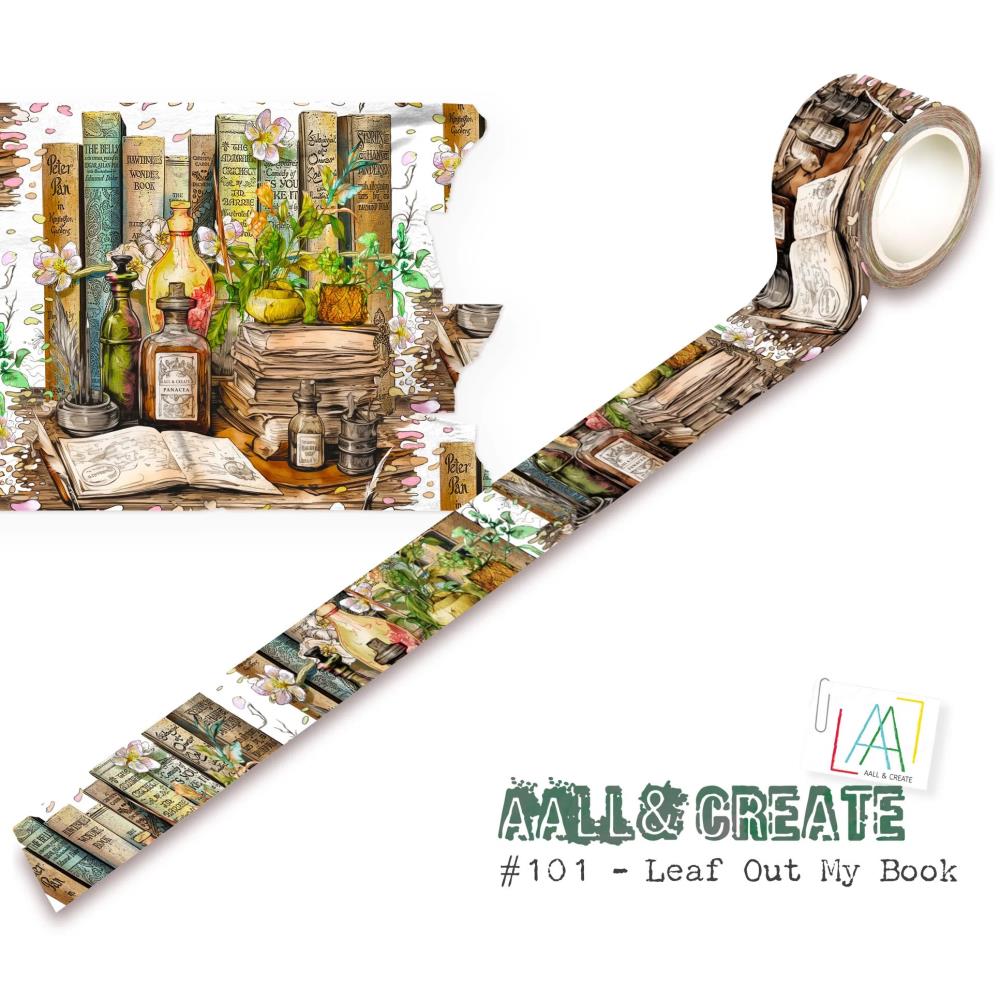 AALL And Create Washi Tape: Leaf Out My Book (5A0022ZZ1G626)