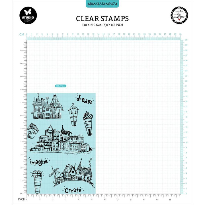 Art by Marlene Signature Collection Stamp: Nr. 474 - Dream House (ABMSI474)