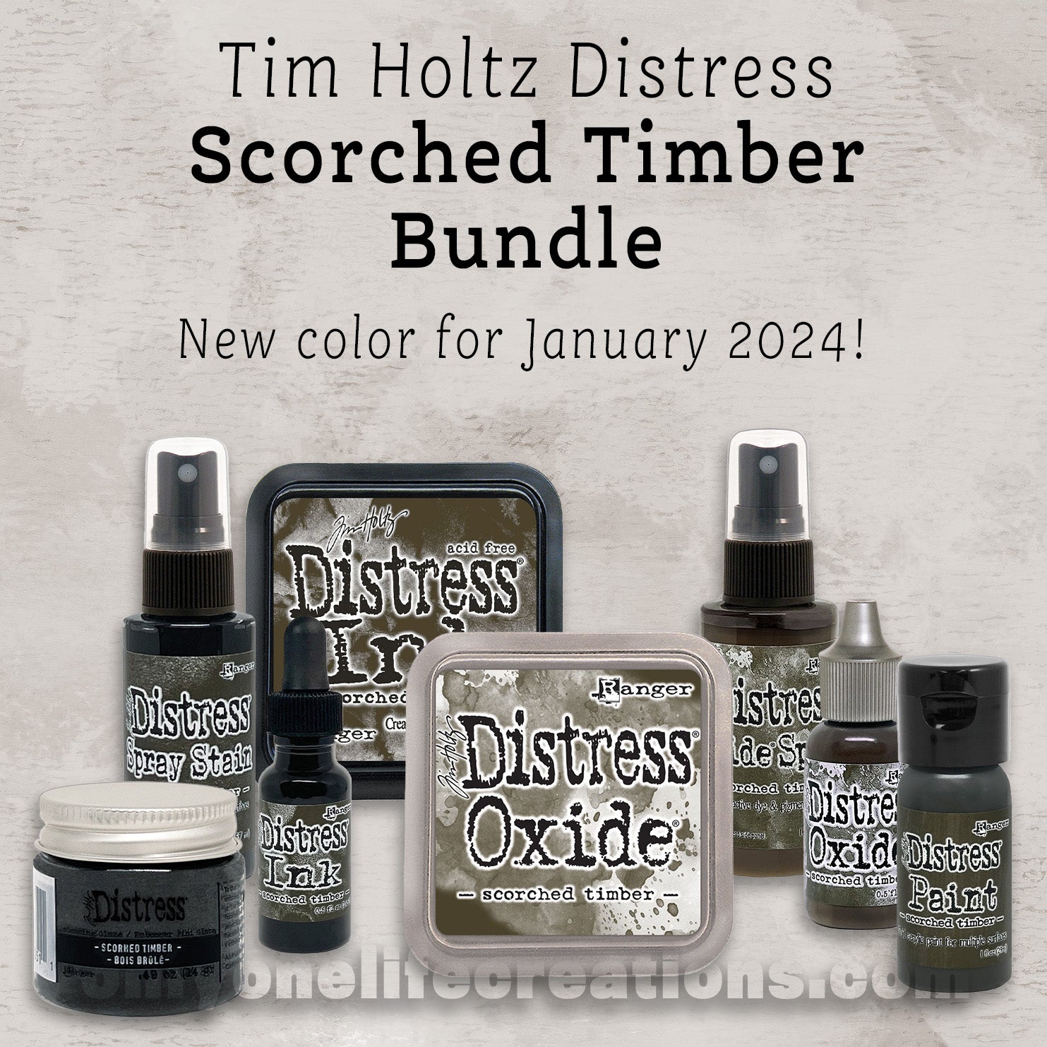Ranger Ink Tim Holtz Distress Ink Pads Scorched Timber