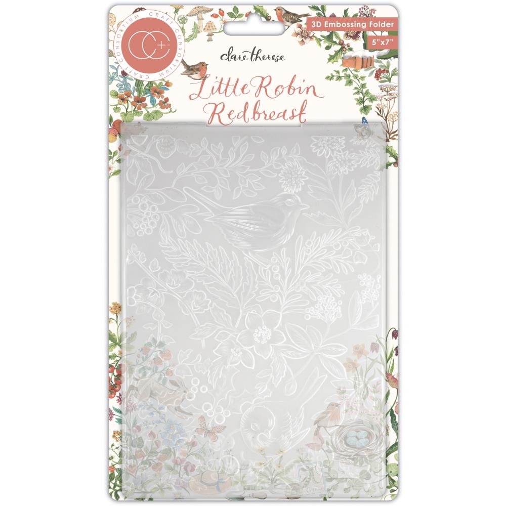 Craft Consortium Double-Sided Paper Pad A4 20/Pkg-Little Robin Redbreast