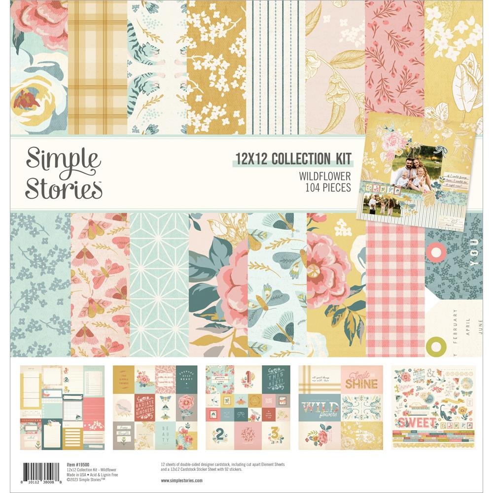 Simple Stories Wildflower 12"X12" Collection Kit (WIL19500)