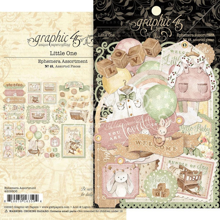Graphic 45 Little One Cardstock Die-Cut Assortment (G4502606)