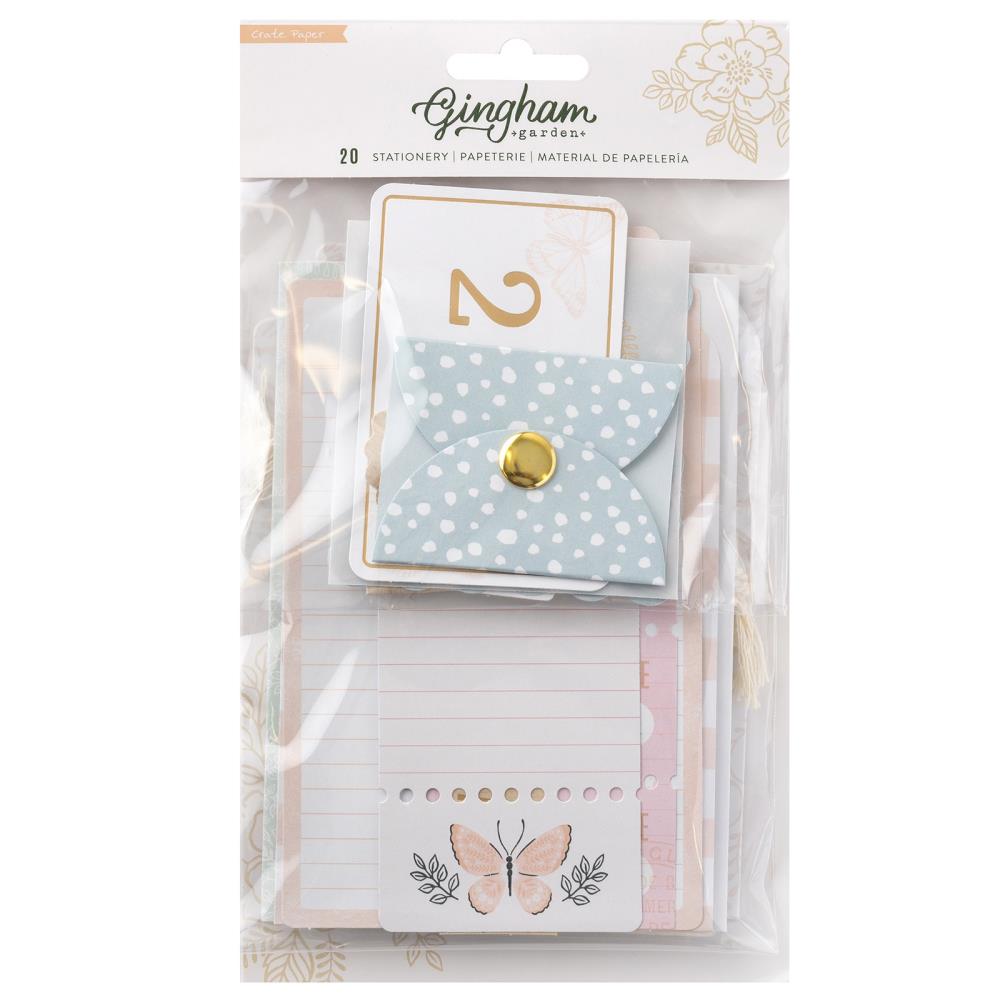 Gingham Garden Puffy Stickers 94/Pkg