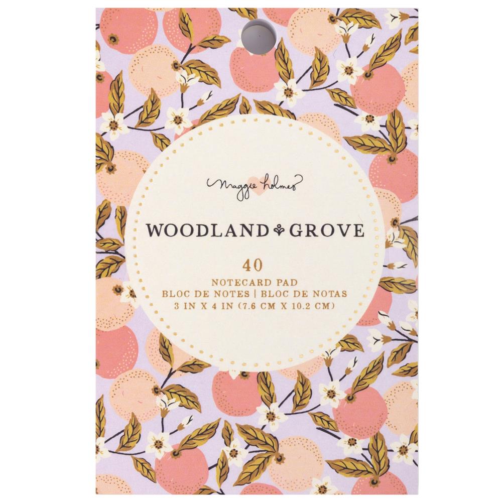Maggie Holmes Woodland Grove 3"X4" Card Pad, 40/Pkg (MH021913)
