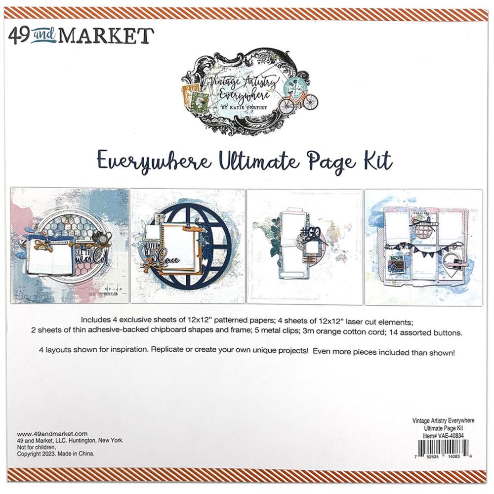 49 And Market Collection Pack 12X12 - Vintage Artistry Tranquility