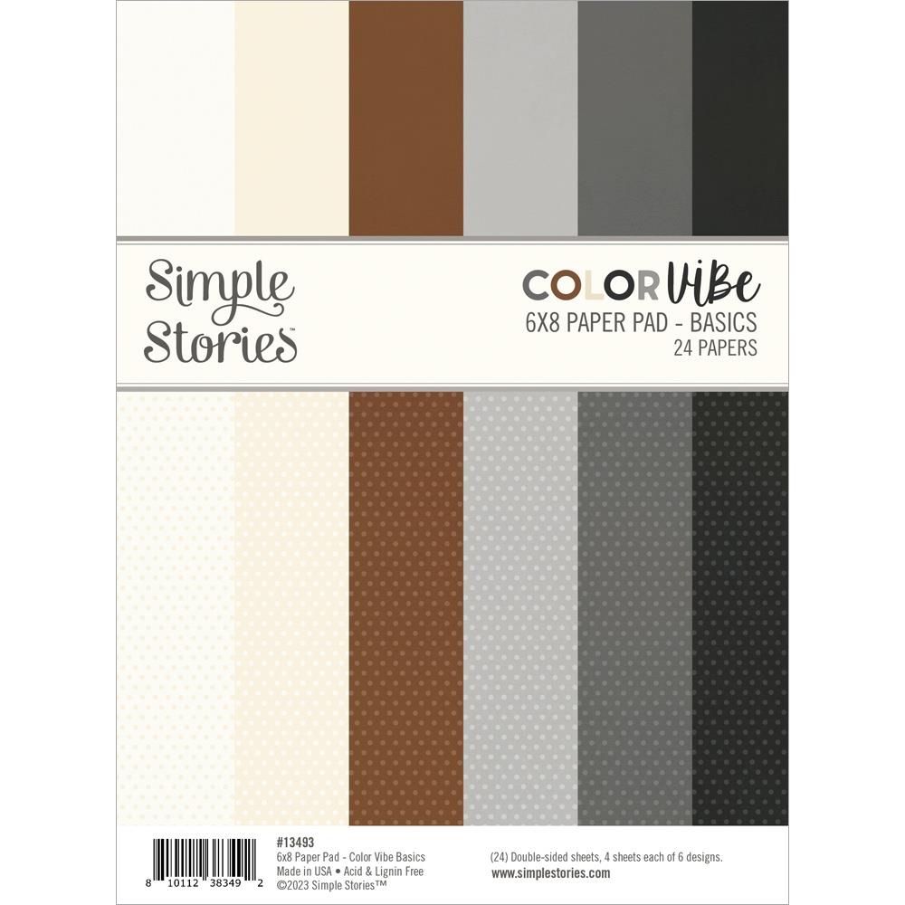 Simple Stories 6x8 Color Vibe Basics Paper Pad {B501}