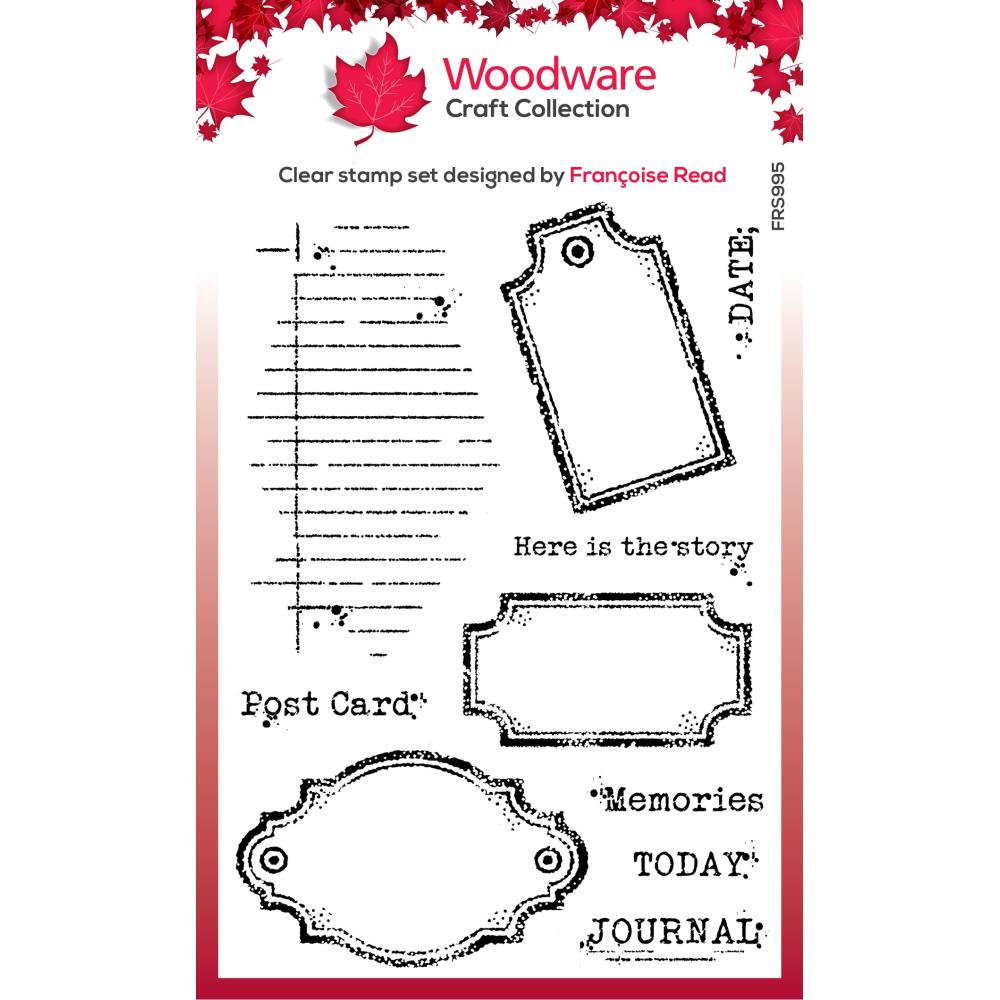 Reading Journal - 4x6 Clear Stamp Set