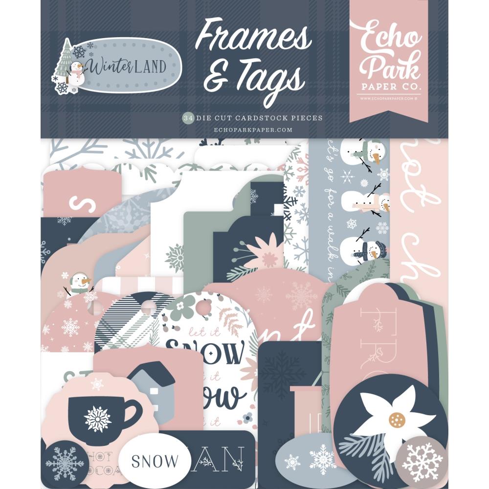 Echo Park Cardstock Ephemera 33/Pkg-Frames & Tags, The Magic Of