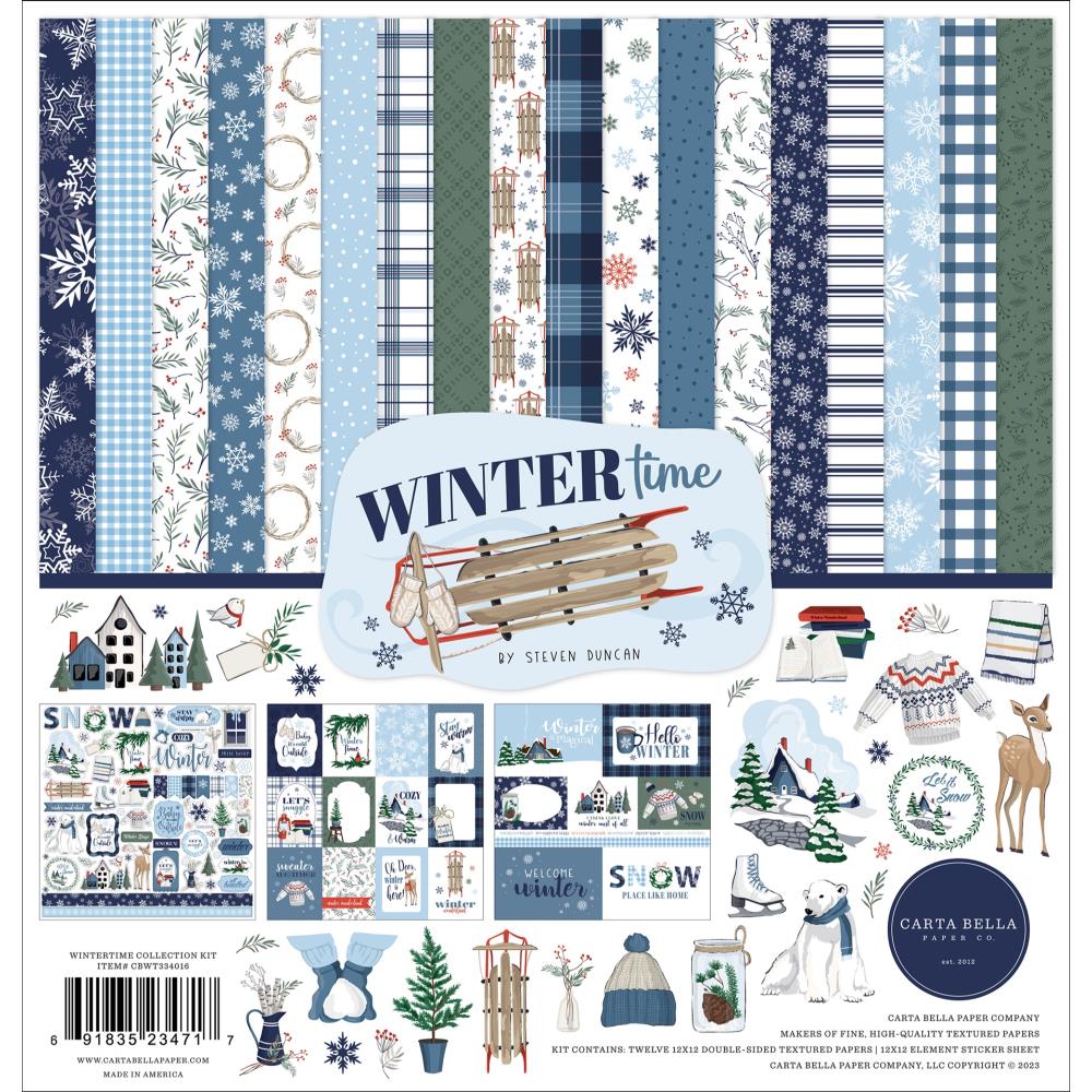 Carta Bella Collection Kit 12x12 Wintertime