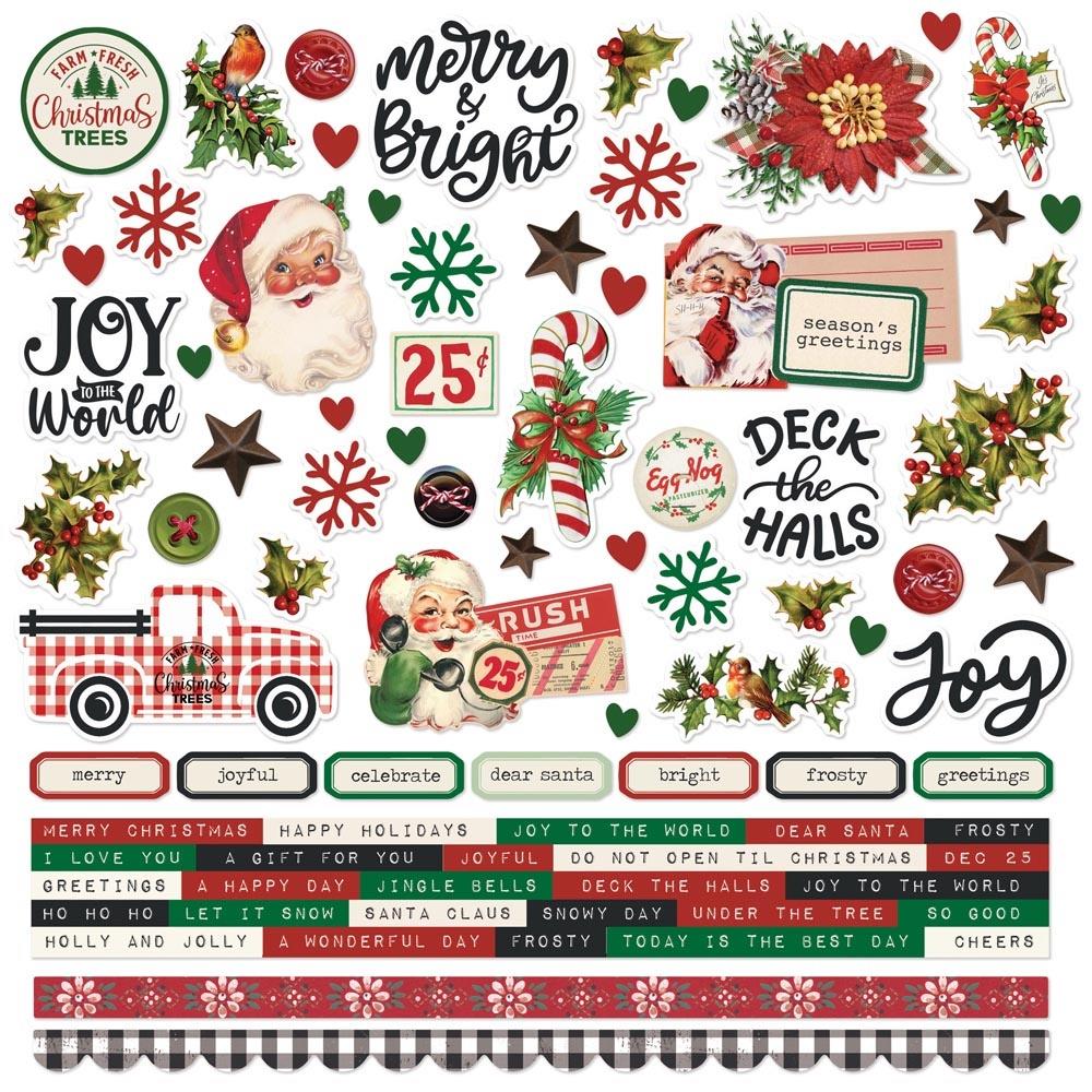 Christmas Related Stamp Collection 12x12 Binder Full