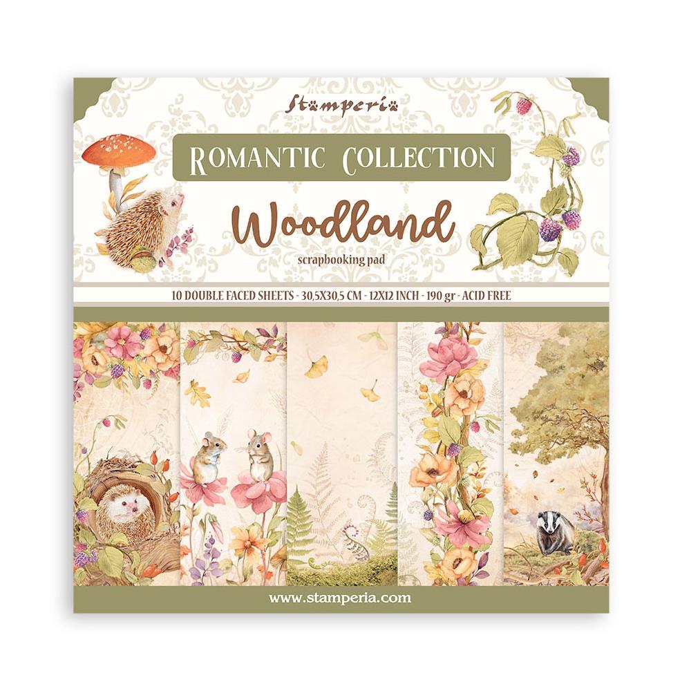 Stamperia Woodland Collection - 12 x 12 Paper Pad [SBBL143]