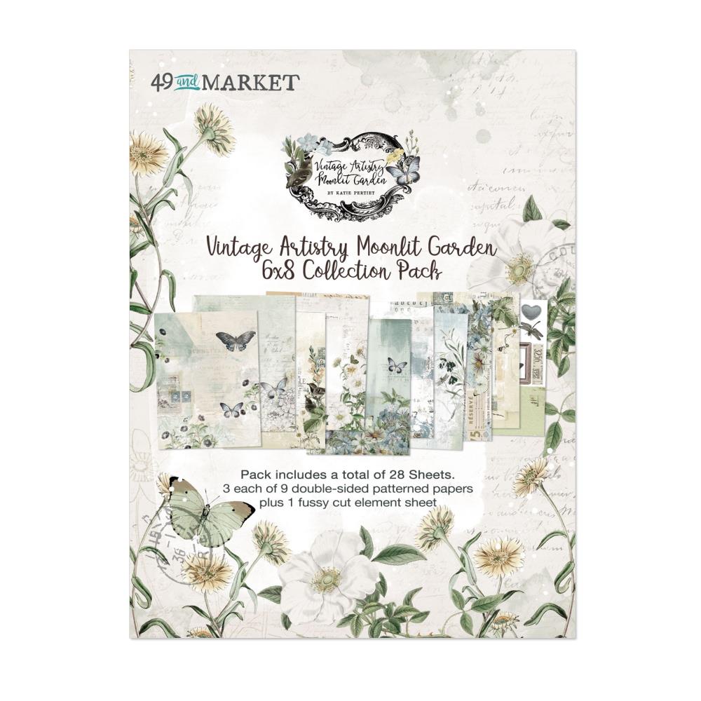 49 And Market Collection Pack 12X12 Vintage Artistry Moonlit