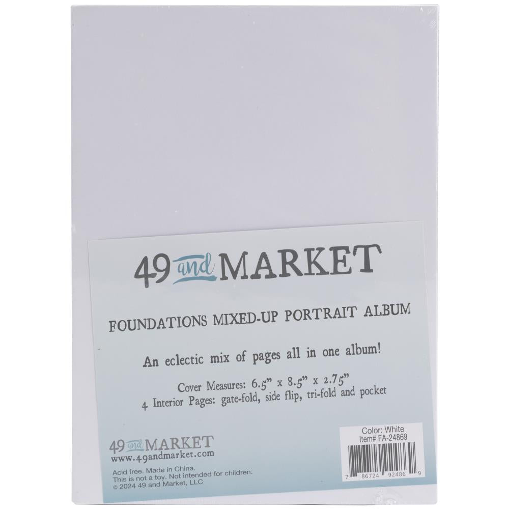 49 and Market Foundations Mixed Up Album: Portrait, White (FA24869)