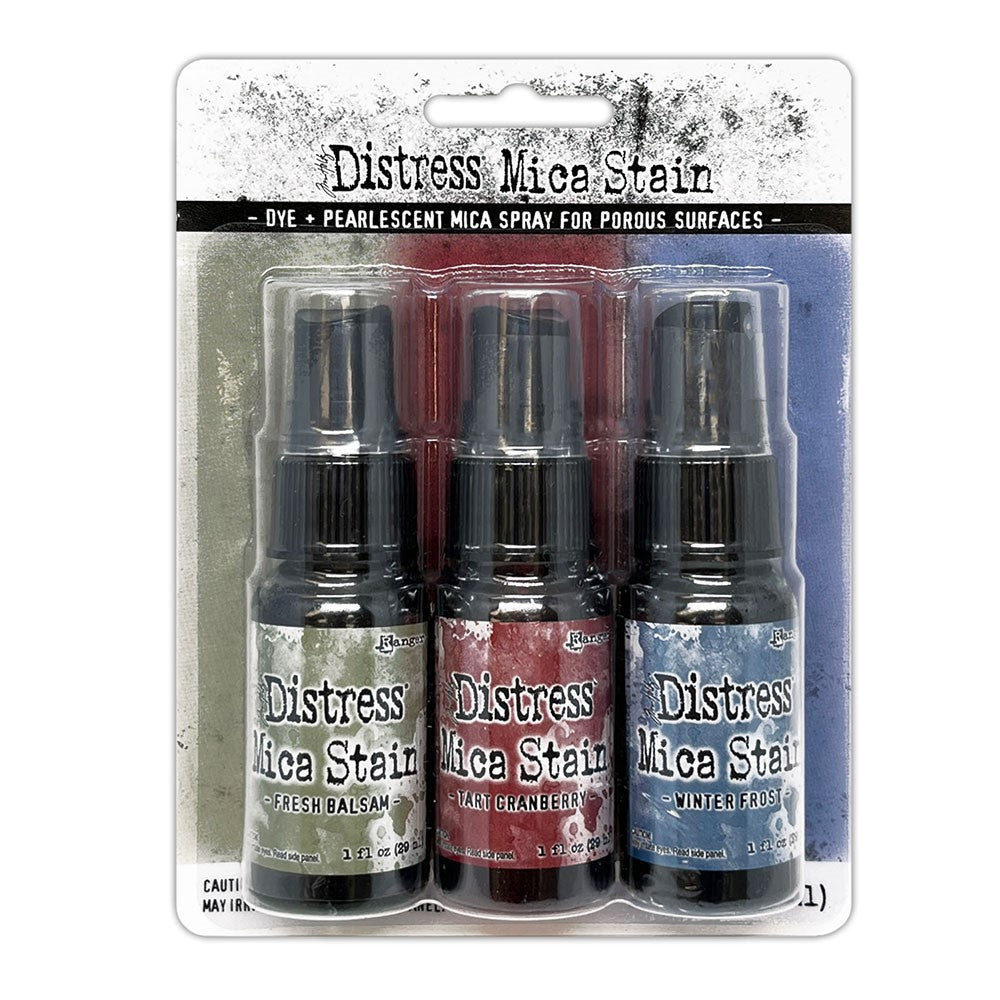 Tim Holtz Distress Mica Stain - Holiday Set #3, TSCK81159