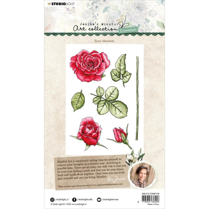 Studio Light Essentials Clear Stamps: Nr. 138, Rose Elements (JMAES138)