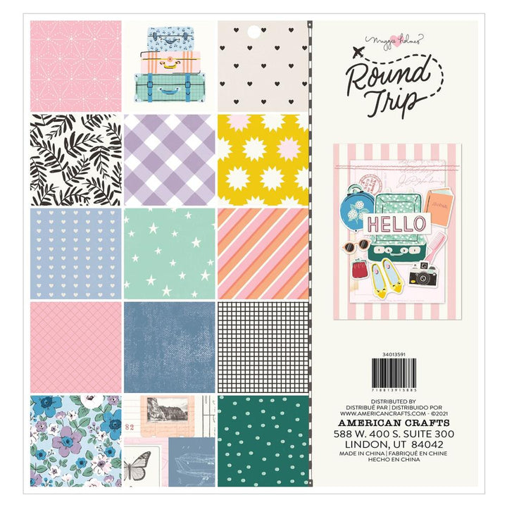 Maggie Holmes Round Trip 12"x12" Single Sided Paper Pad (MH013591)