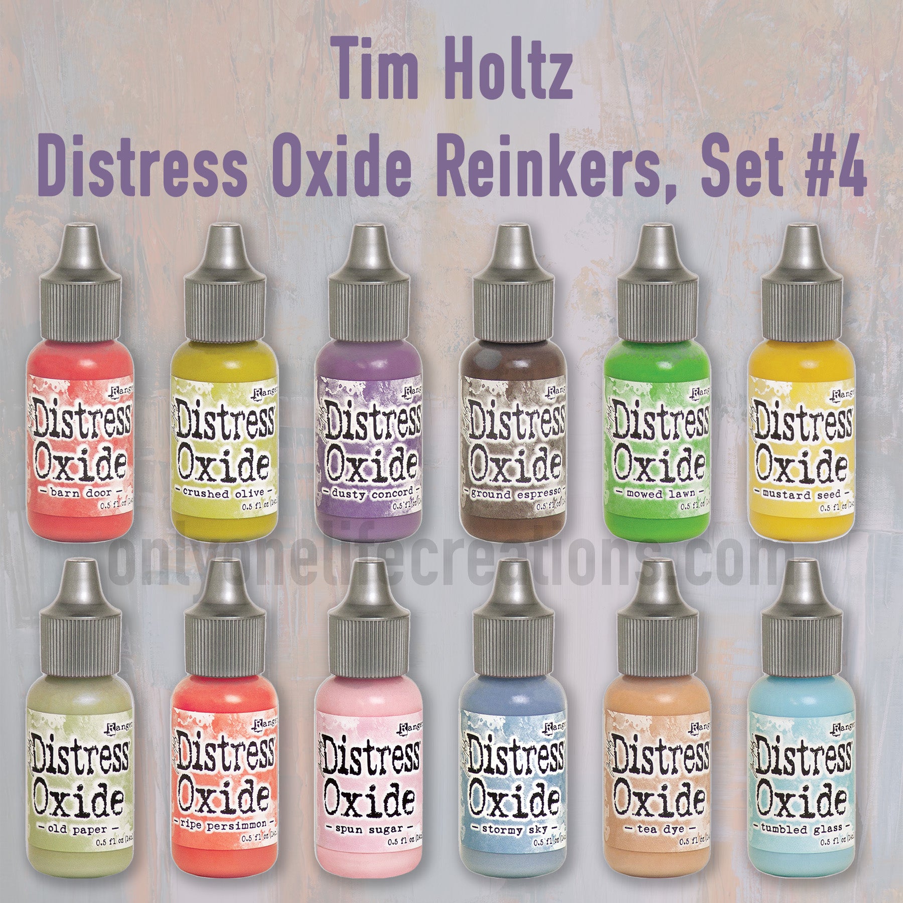 Tim Holtz Distress Oxide Ink Pads: Set #2, 12 Color Bundle