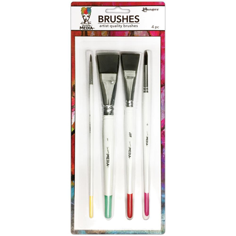 Dina Wakley MEdia 1/2 inch Brushes