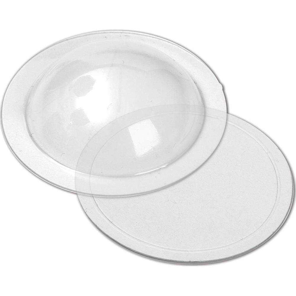 SUPREMETECH Acrylic Dome/Plastic Hemisphere - Clear - 18 Diameter, 1  Flange with No Pre-Drilled Holes