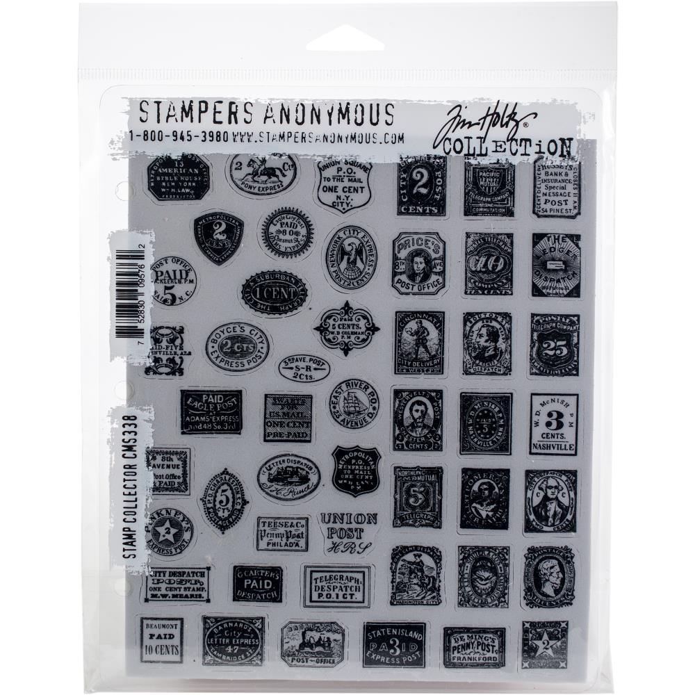 CMS338 Tim Holtz Cling Mounted Stamp Set - Stamp Collector