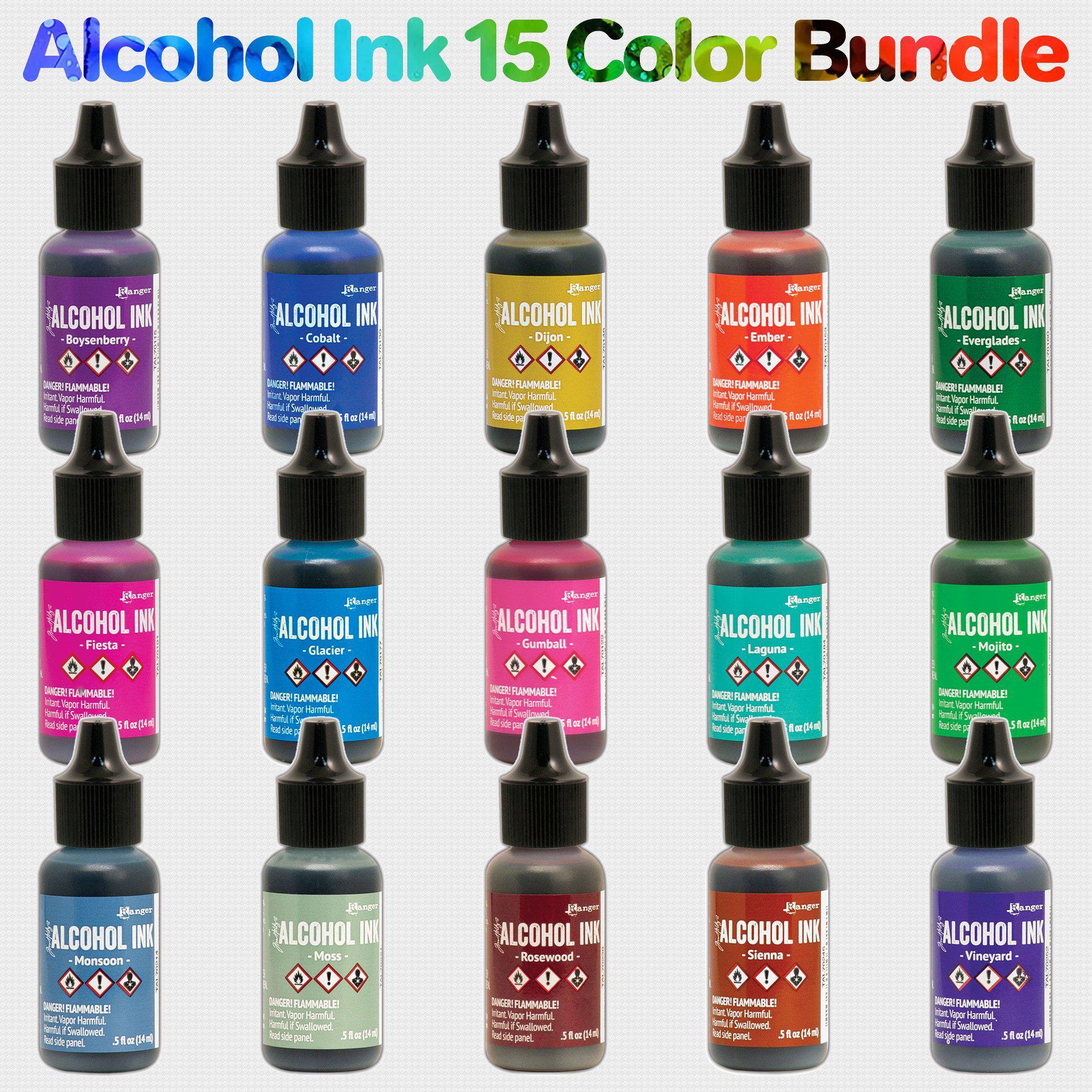 Brand New 2020 Release Ranger Alcohol Ink Swatches - Tim Holtz 