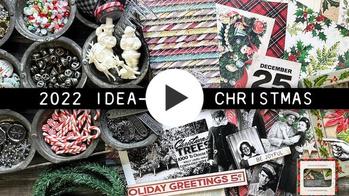 Tim Holtz Idea-Ology Christmas Live Demo!