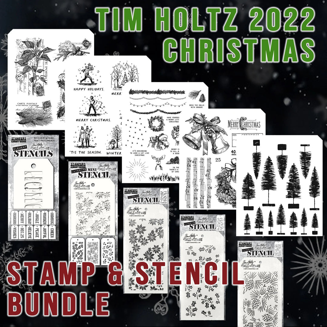 Tim Holtz Christmas Stamp & Stencil Pre-orders!