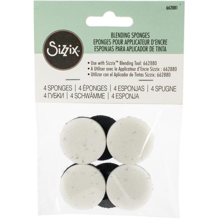 Sizzix Blending Tool Sponge Refills: 1.25", 4/Pkg (662881)