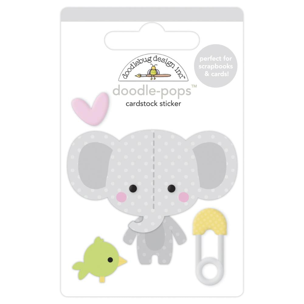 Doodlebug Doodle-Pops Bundle Of Joy 3D Stickers: Elli-Fun (6771)