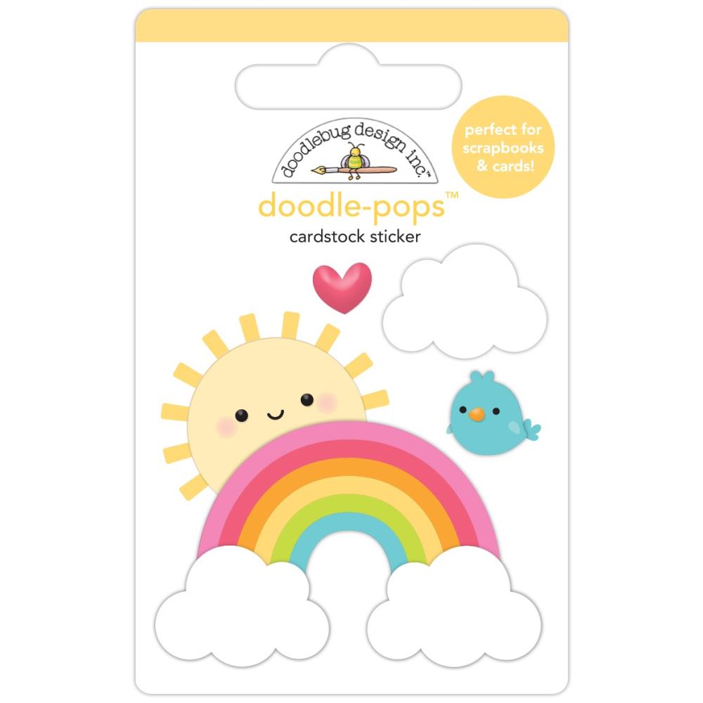 Doodlebug Doodle-Pops 3D Stickers: Hello Sunshine (7964)