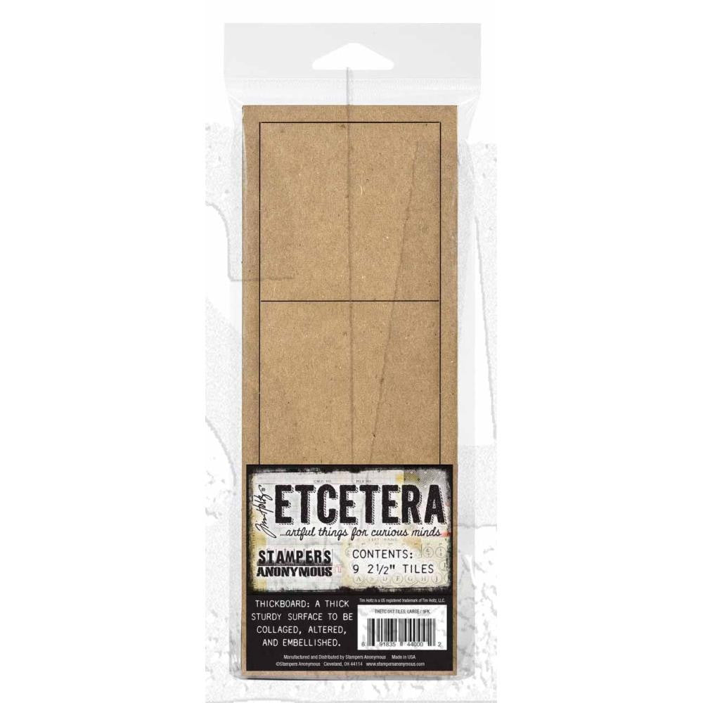 Tim Holtz Etcetera Tiles: Large, by Stampers Anonymous (THETC017)