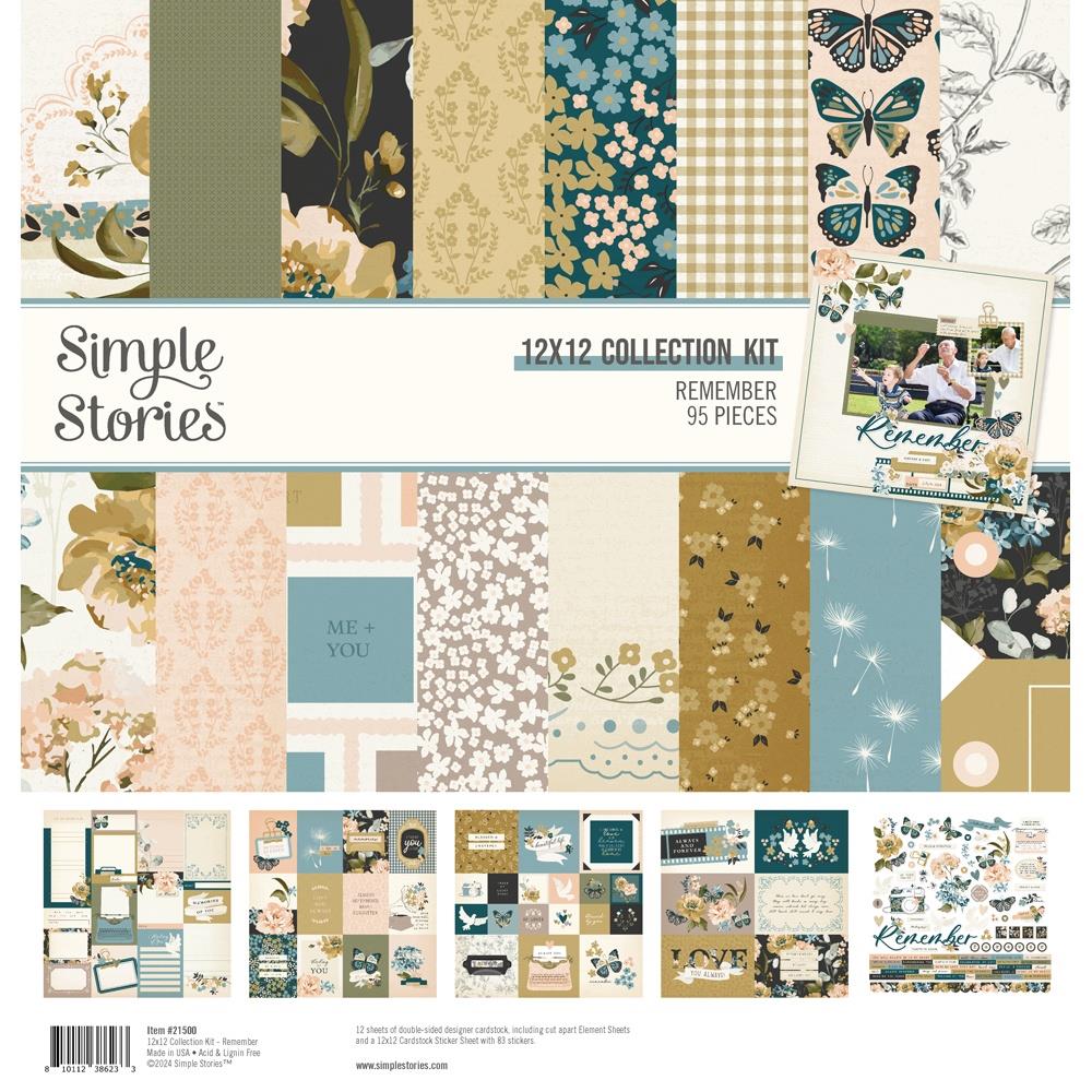 Simple Stories Remember 12"X12" Collection Kit (REM21500)