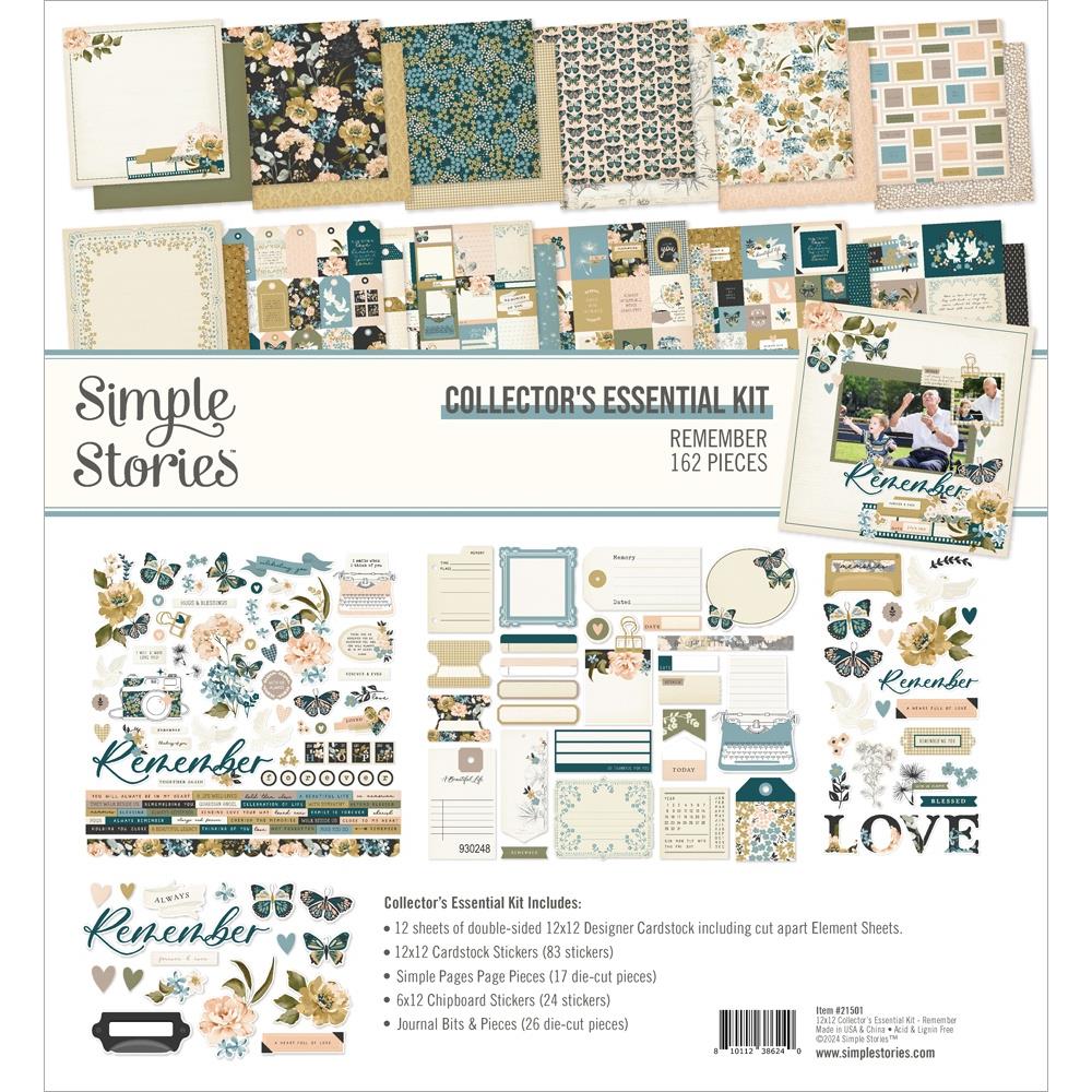 Simple Stories Remember 12"X12" Collector's Essential Kit (REM21501)