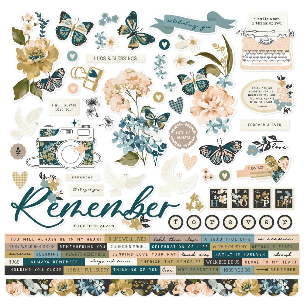 Simple Stories Remember 12"X12" Cardstock Stickers (REM21502)