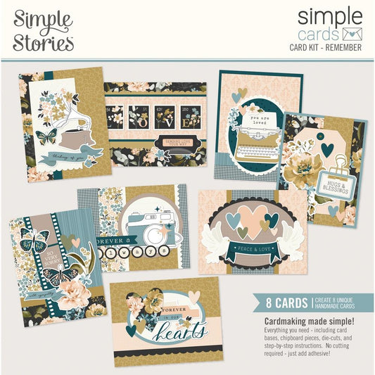 Simple Stories Remember Simple Cards Card Kit (REM21532)