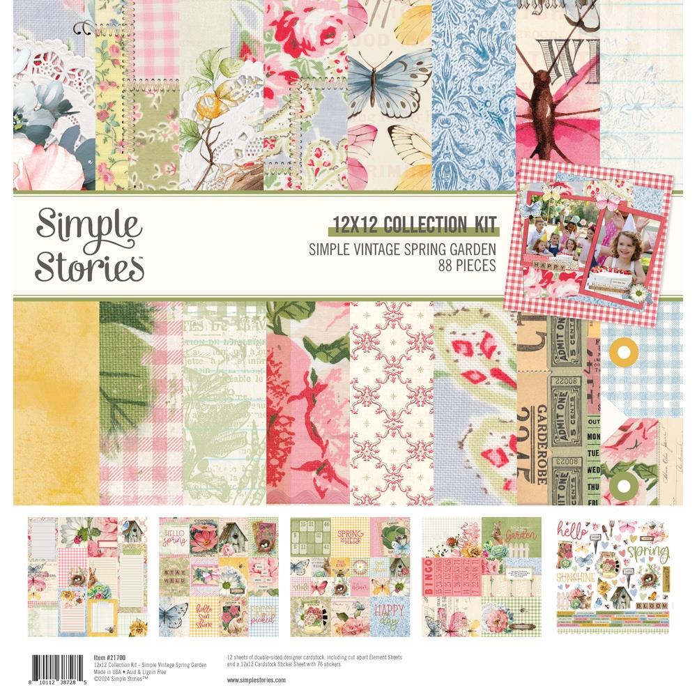 Simple Stories Simple Vintage Spring Garden 12"X12" Collection Kit (SGD21700)