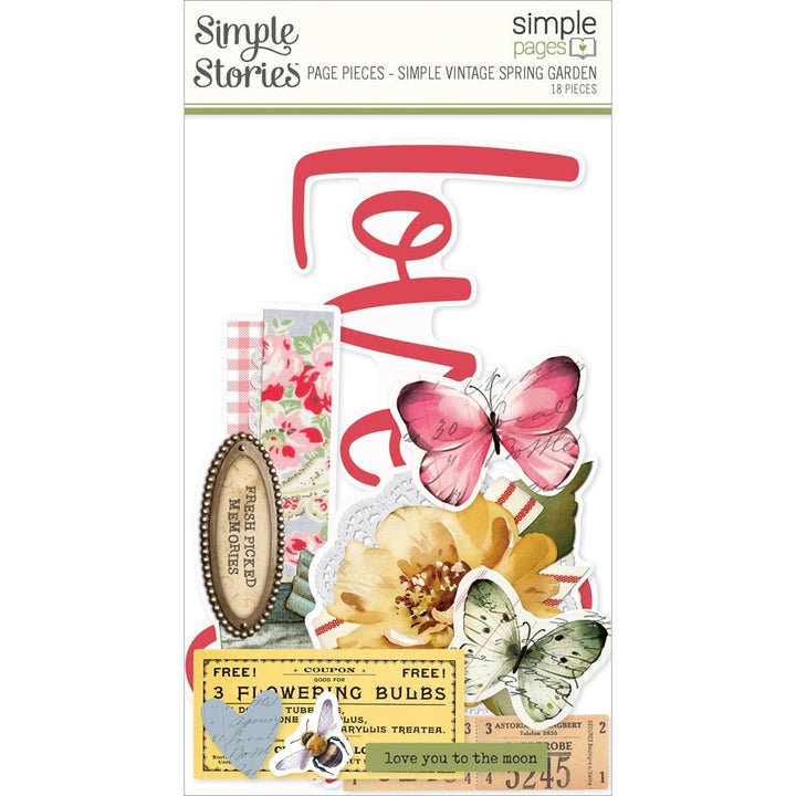 Simple Stories Simple Vintage Spring Garden Simple Pages Page Pieces (SGD21738)