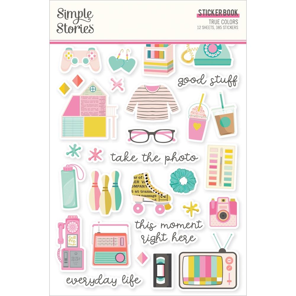 Simple Stories True Colors Sticker Book (TRC21823)
