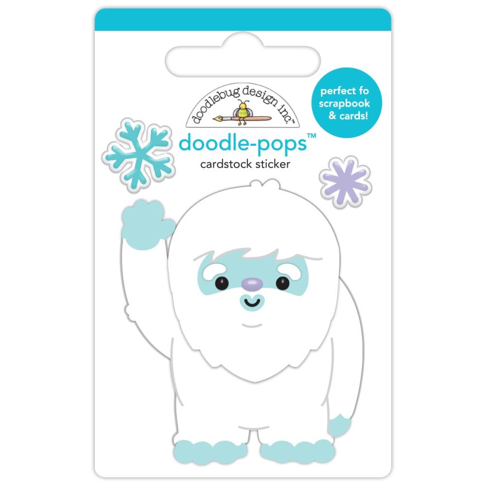 Doodlebug Doodle-Pops 3D Sticker: Hello Winter (8354)