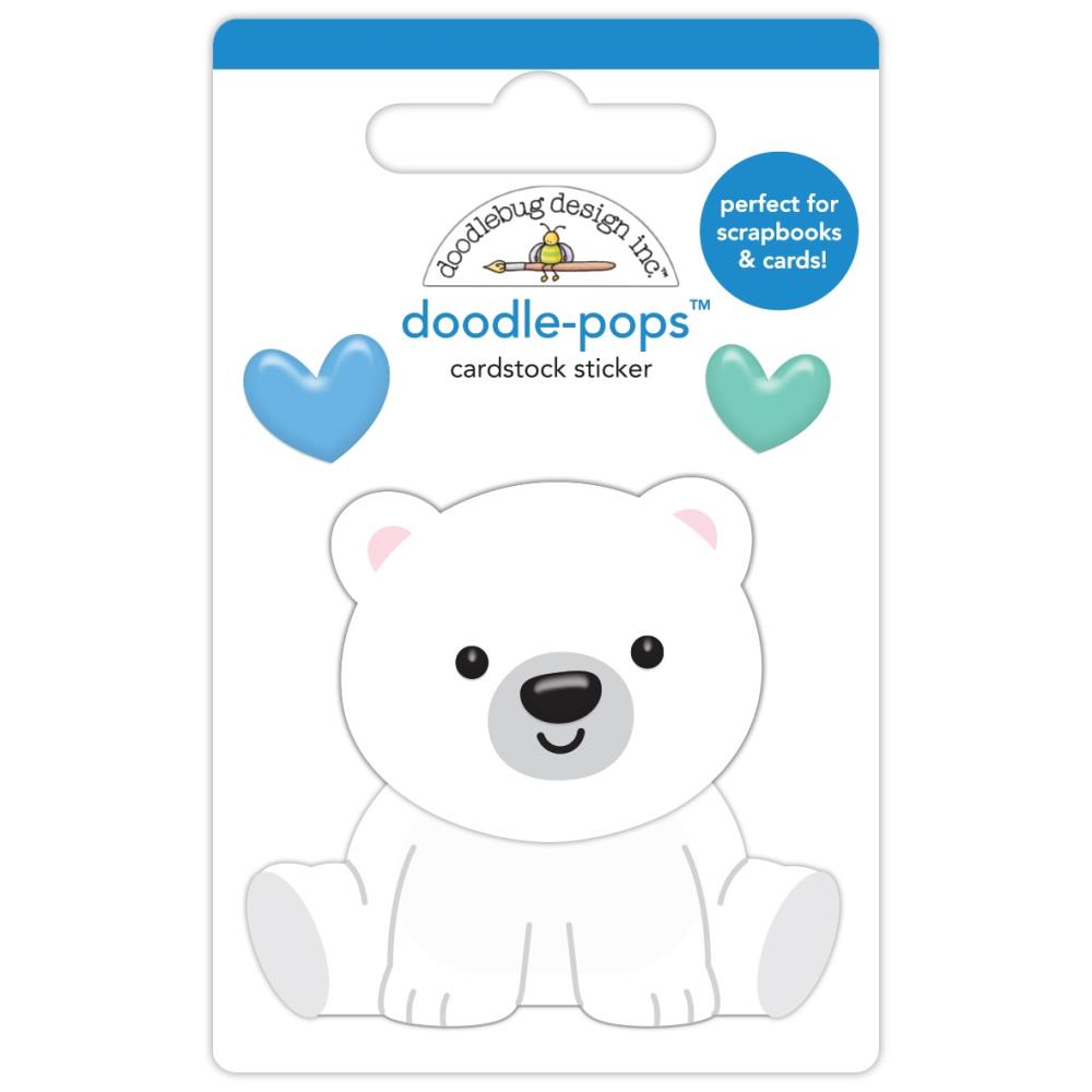 Doodlebug Doodle-Pops 3D Sticker: Beary Loveable (8356)