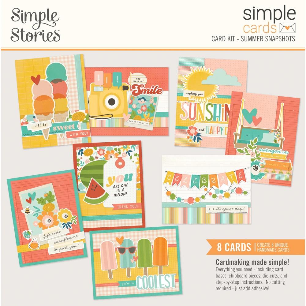 Simple Stories Summer Snapshots Simple Cards Card Kit (SMS22032)