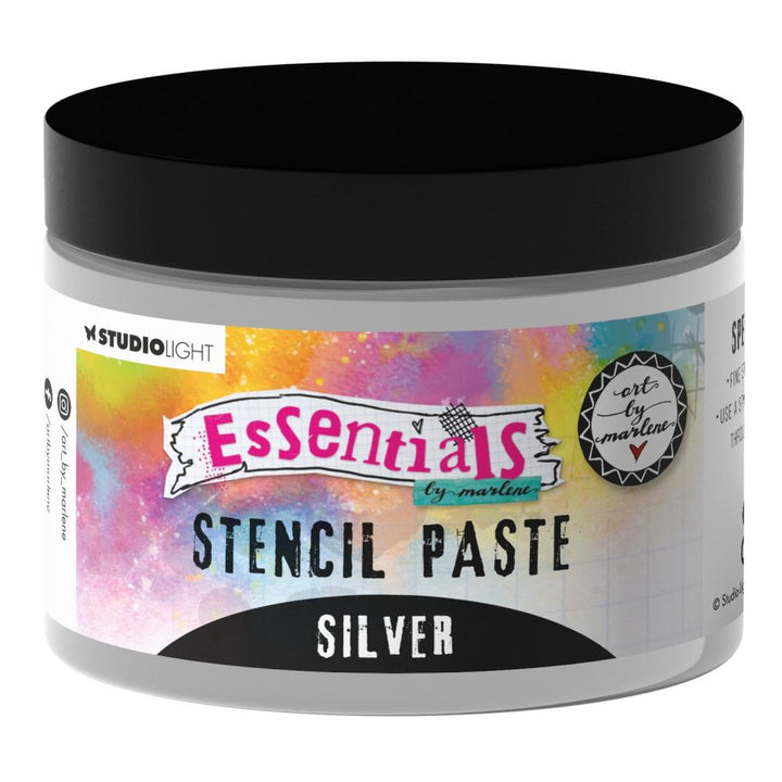 Art by Marlene Essentials Stencil Paste: Nr. 04, Silver (SPASTE04)