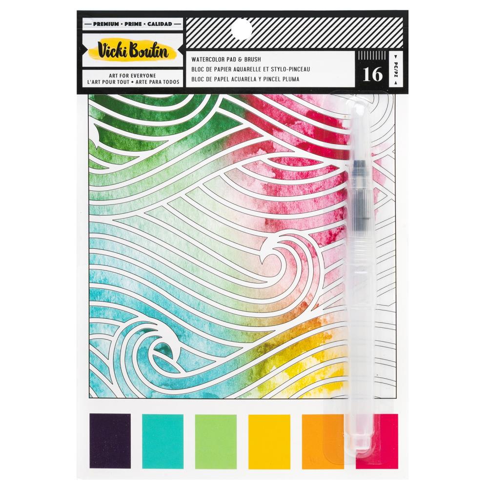 Vicki Boutin 6"X8" Mixed Media Paper Pad, 16/Pkg (VB030508)