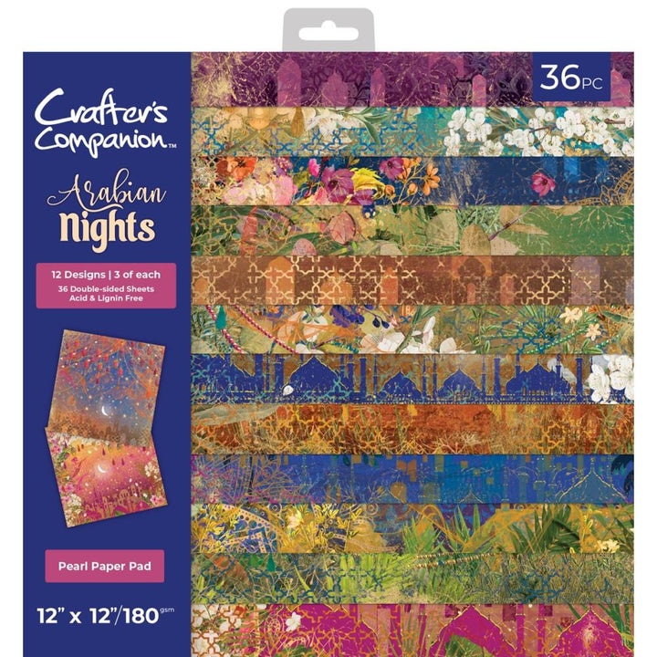 Crafter's Companion Arabian Nights 12"X12" Paper Pad (5A0020KM1G388)