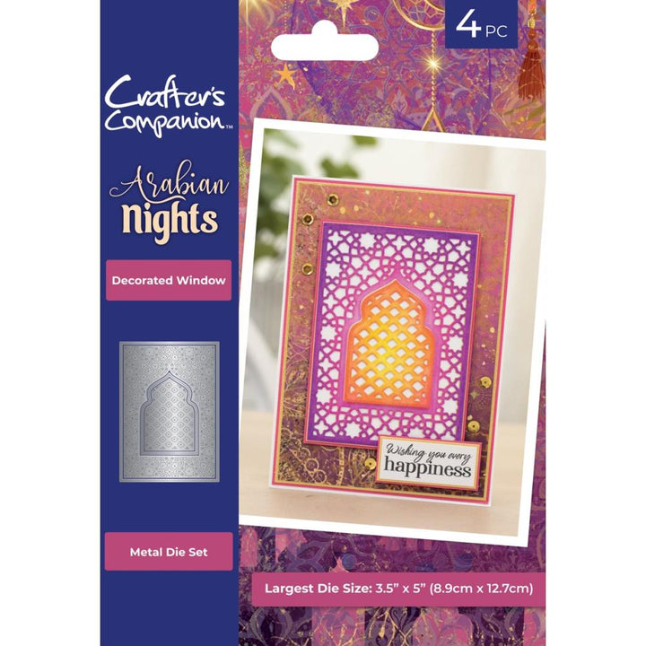 Crafter's Companion Arabian Nights Metal Dies: Decorated Window (5A0020KX1G38C)