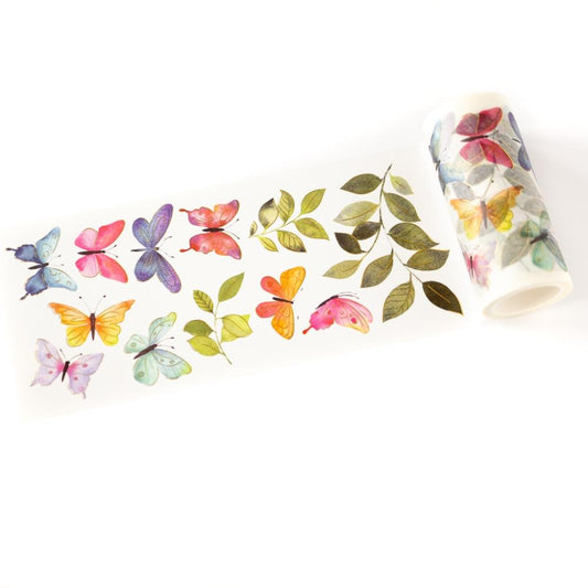 Pinkfresh Studio 4"X10m Washi Tape: Fluttering Butterflies (5A0022H81G59L)