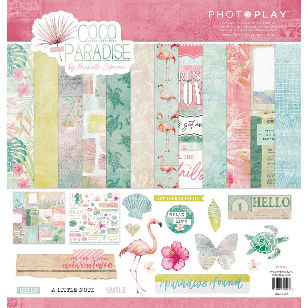 PhotoPlay Coco Paradise 12"X12" Collection Pack (CCP4507)