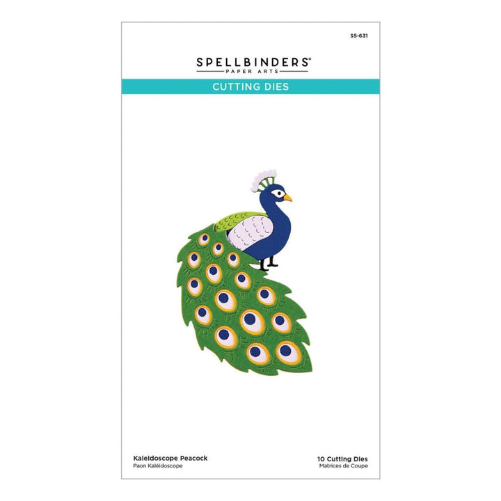 Spellbinders Etched Dies: Kaleidoscope Peacock (S5-631)