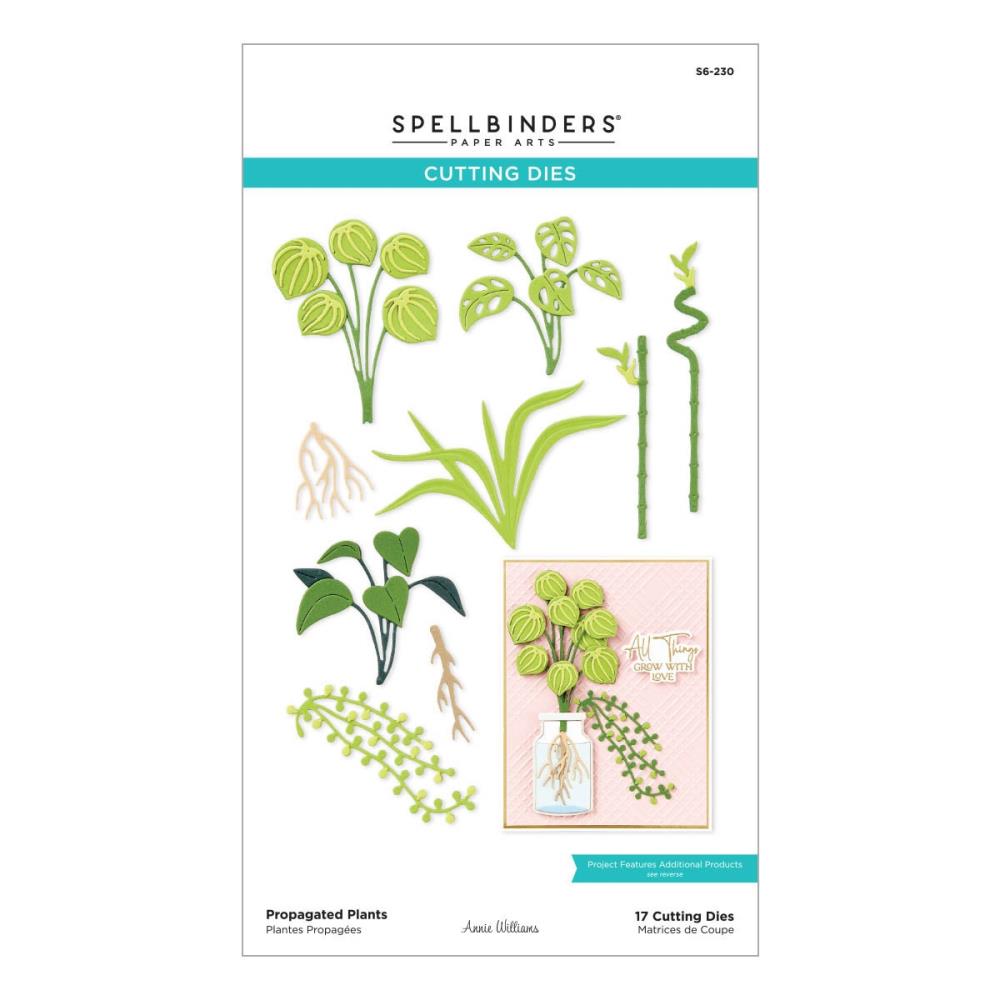 Spellbinders Etched Dies: Propagated Plants, By Annie Williams (S6-230)